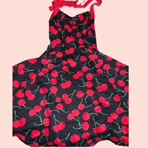 Cherry Halter Dress